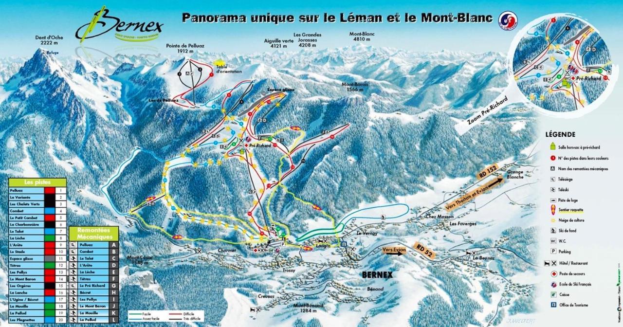 Appartement Au Pied Des Pistes, Avec Vue Sur La Montagne بيرنيكس المظهر الخارجي الصورة